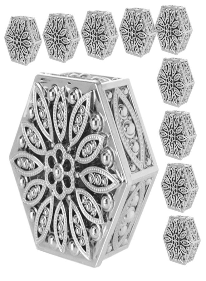 ULDIGI 12Pcs Hexagonal Candy Boxes with Cover European Style Party Favor Packaging for Weddings Birthday and Festival Celebrations - Image 1